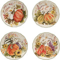 Harvest Morning Salad/Dessert Plates, Multicolor, Medium, Set of 4