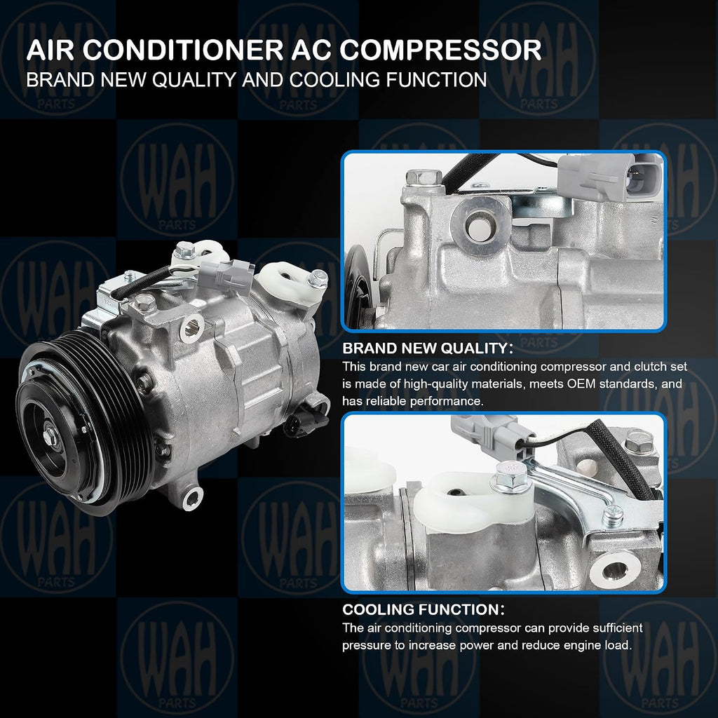 68140664AB A/C Compressor Compatible with Ram