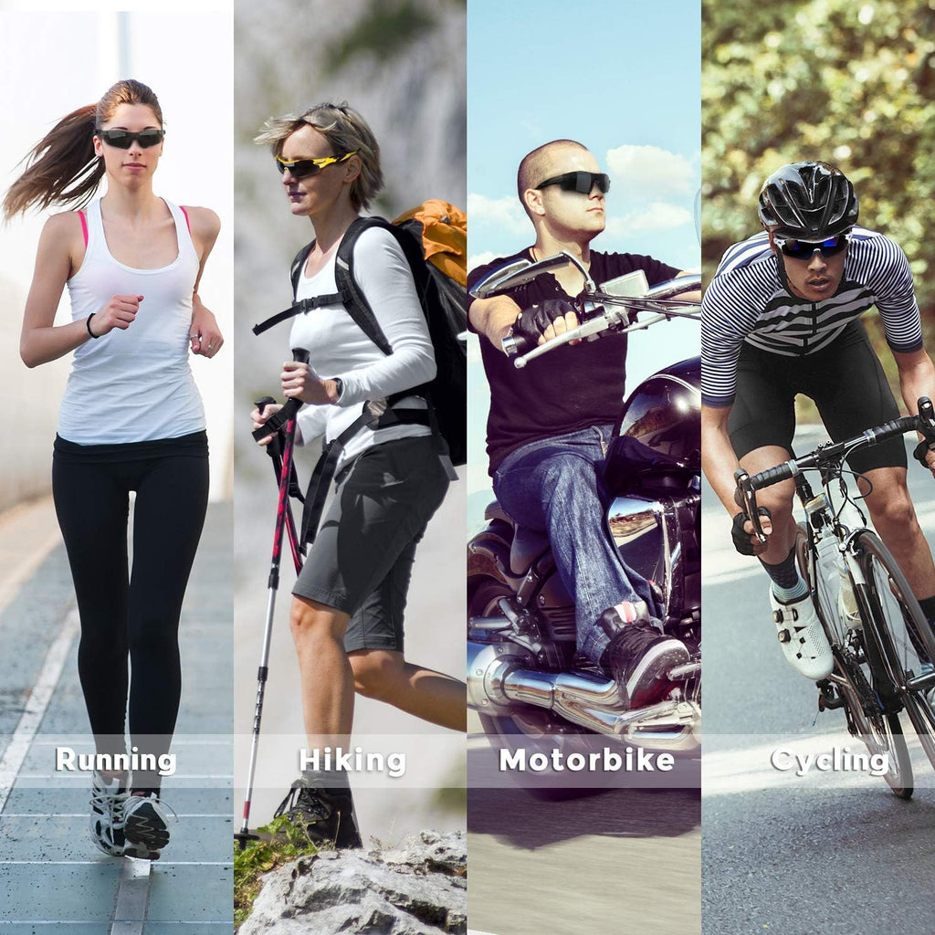 Polarized Sports Sunglasses for Men Women Youth Baseball Fishing Cycling Running Golf Motorcycle Tac Glasses UV400