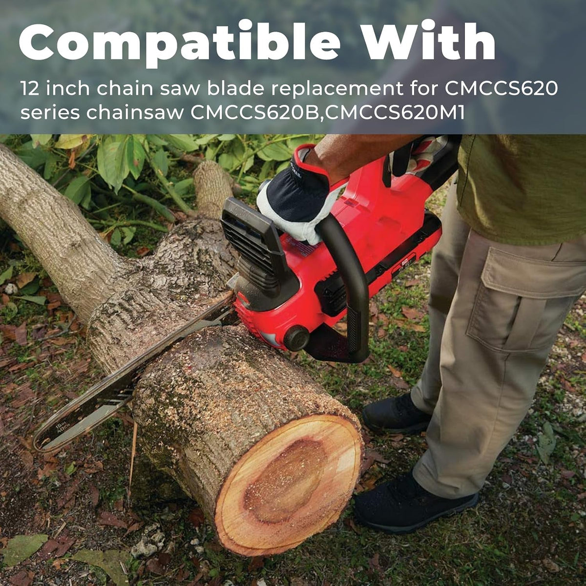 CMZCSC12 12 Inch Chainsaw Chain Fit for CMCCS620, CMCCS630 Series