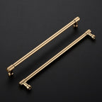 Champagne Bronze Kitchen Pulls Cabinet Handles 10 Inch 2 Pack
