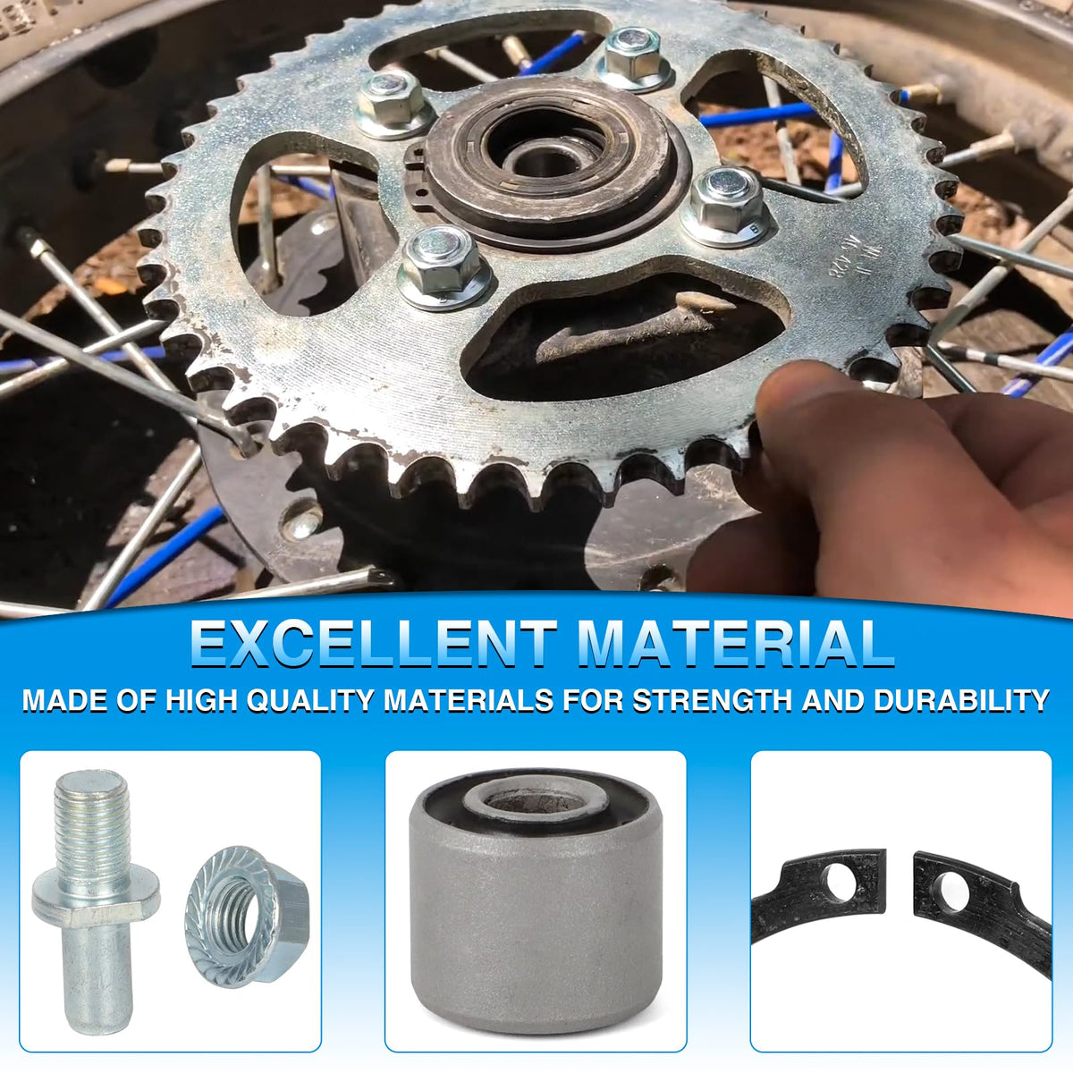 AUTOVIC Rear Sprocket Bushing Kit for Hawk 250 & Hawk 250 DLX