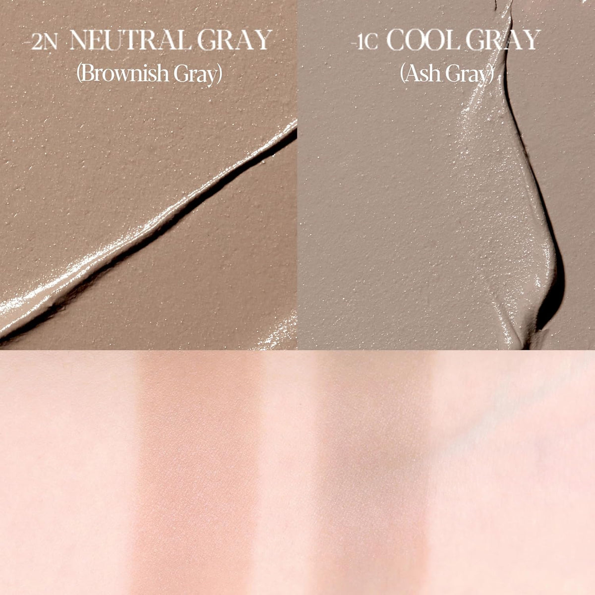 Be Glow Shading Stick Contour #2 Cool Gray│Creamy Solid Texture & Smooth Gliding on Face with Hyaluronic Peptide