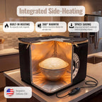 Proofer | Sourdough Proofing Box | Thermostat Control | Collapsible Bread Proofer for Dough Fermentation | USA Brand