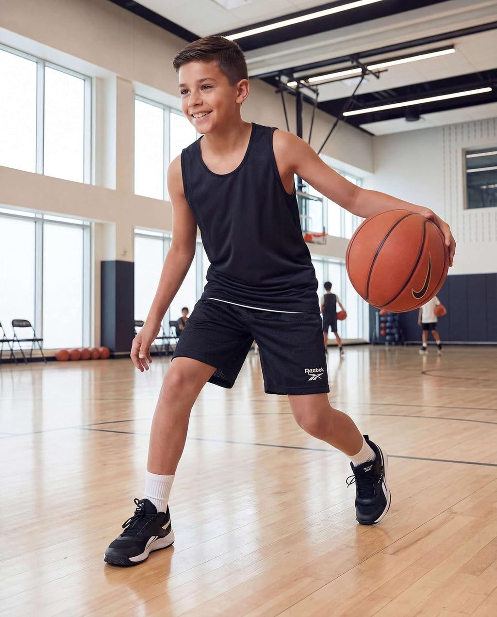 4 Pack Boys' Mesh Shorts Athletic Basketball Kids Teen Soccer Pocket | Available In Sizes 6-18, Youth, School, Gym