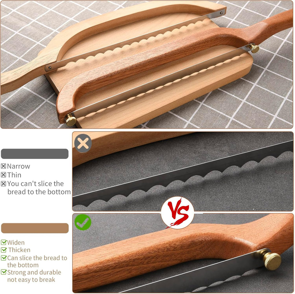 Sourdough Knife, Sourdough Bread Bow Knife, Bread Saw for Slicing Cutter
