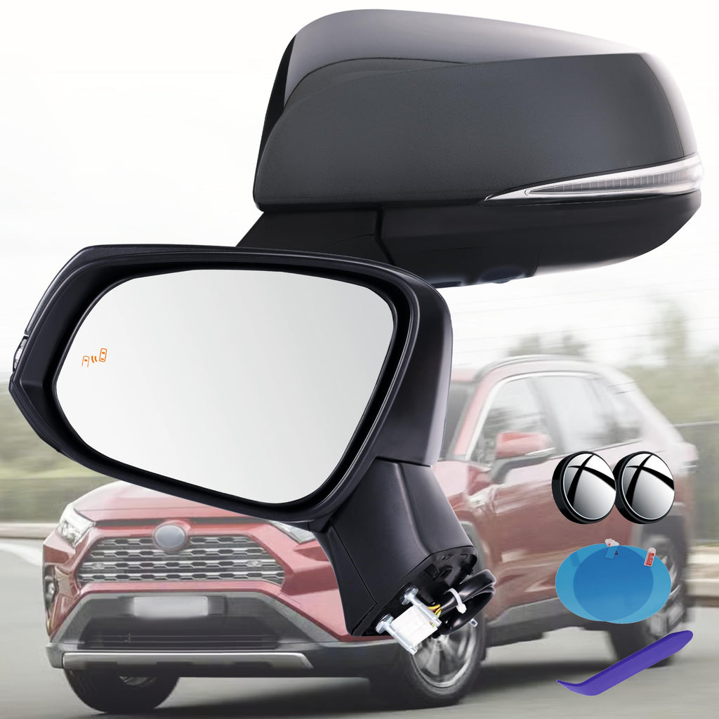 Driver Side Mirror Compatible with Toyota RAV4 2019-2023