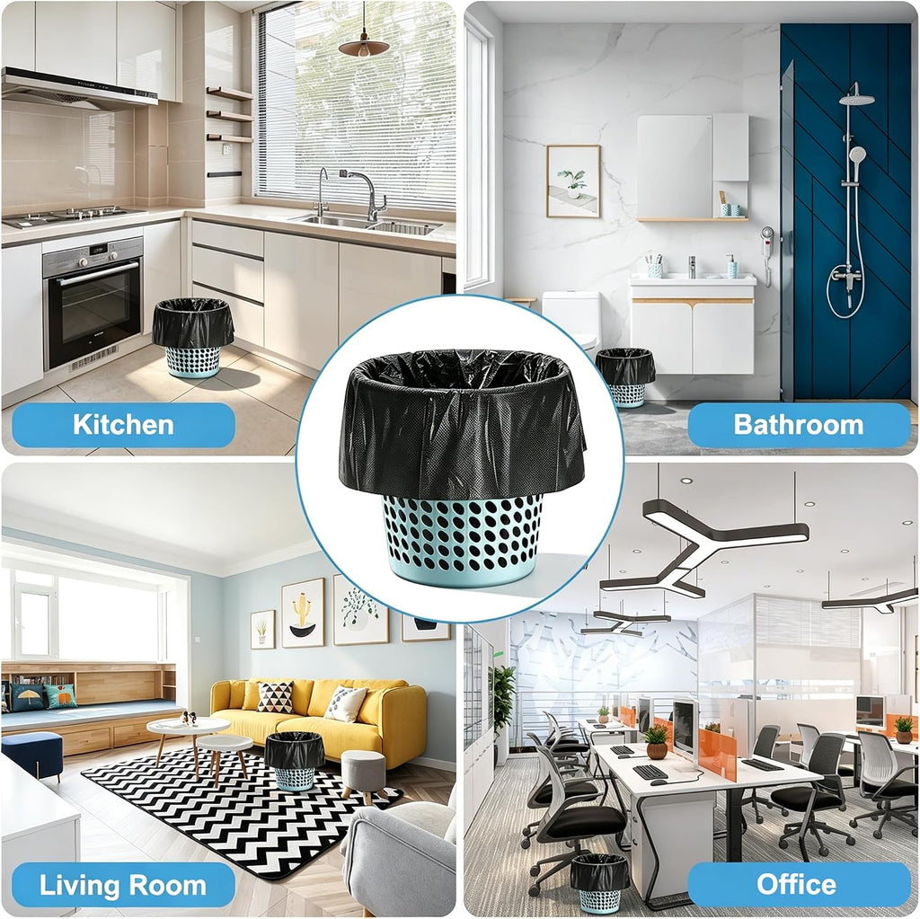 8 Gallon Trash Bags, Biodegradable Thickened Portable Toilet Bag, Heavy Duty Leak-Proof Black Garbage Bags for 5-8