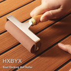 Brayer Floor Roller Vinyl Roller Rubber Roller Glue Laminate Roller,Anti Skid Tape Construction Tools for Boat
