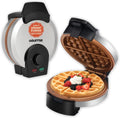 Belgian Waffle Maker – Compact Design with Upright Storage, Adjustable Browning, and Easy-Clean Nonstick Ceramic
