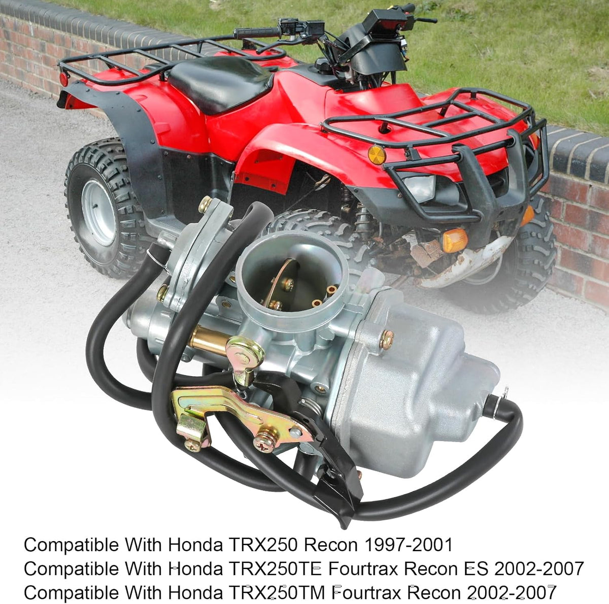 Carburetor Replacement For Honda TRX250 Recon 1997-2001 TRX250TE 2002-2007