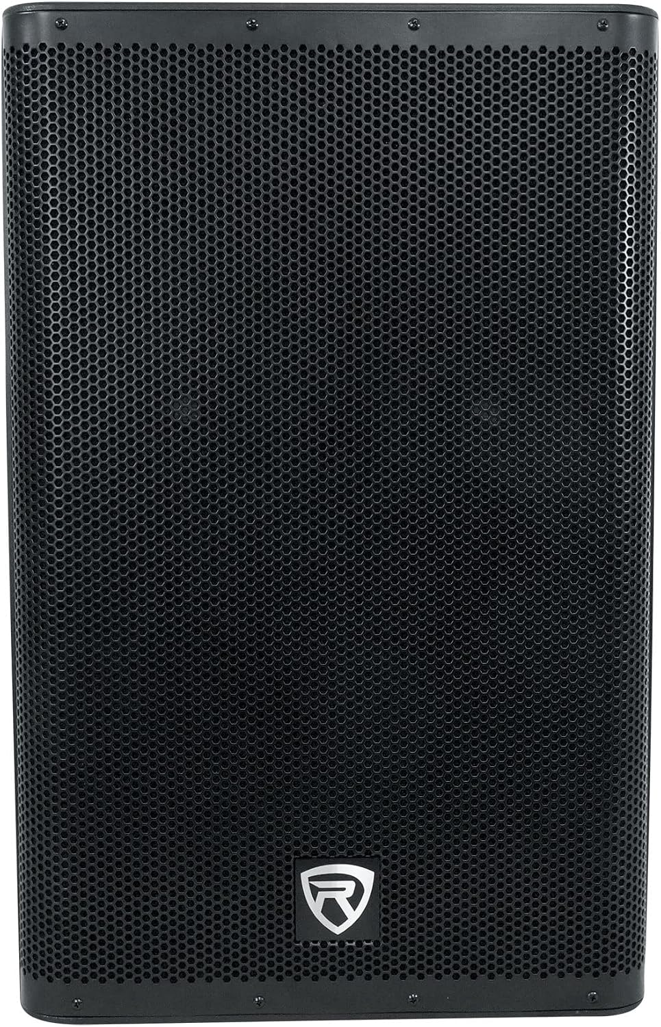 DX15 2000W 15” Powered PA Speaker, 2-Channel Mixer, XLR & 1/4” Inputs, Dual-Angle Pole Mount, Stage Monitor Angle