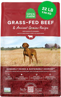 Ancient Grains Dry Dog Food, Grass-Fed Beef Kibble, 22lb Bag