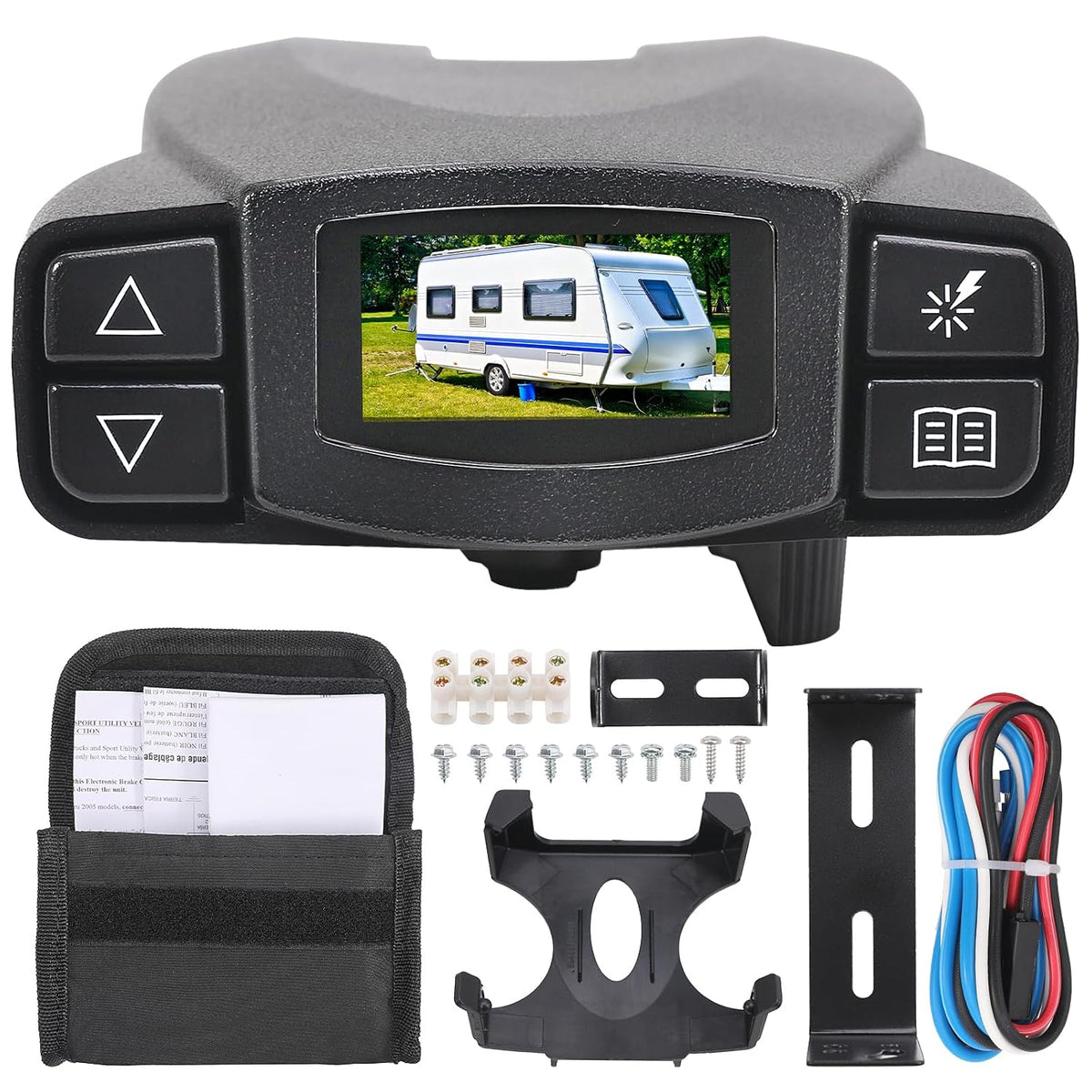 90195 Electric Proportional Trailer Brake Controller, 1-4 Axles