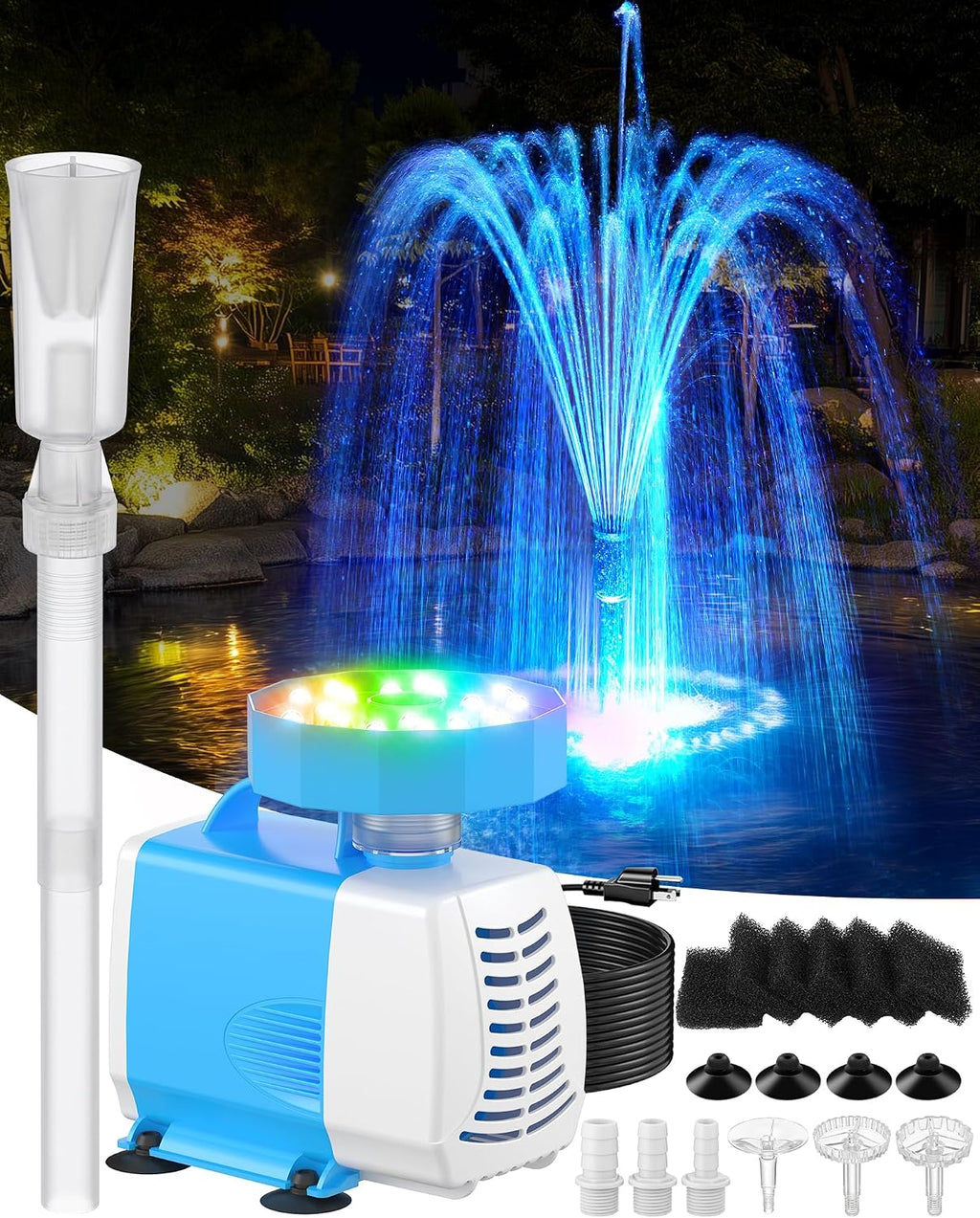 Submersible Pump|Pond Filter System Kit|Pond Filter Fountain