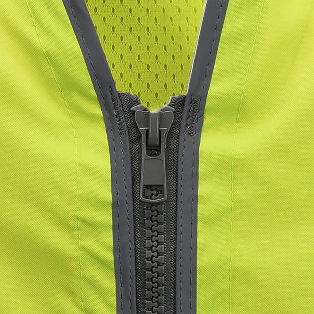 SV55 Hi Vis Type R Class 2 Engineer Safety Vest, Hi-Vis Green, M