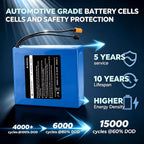 36V 7800mAh Battery Replacement for Gotrax Flex & Gyroor, 280Wh High-Performance Lithium Battery Pack with XT60/SM Connector