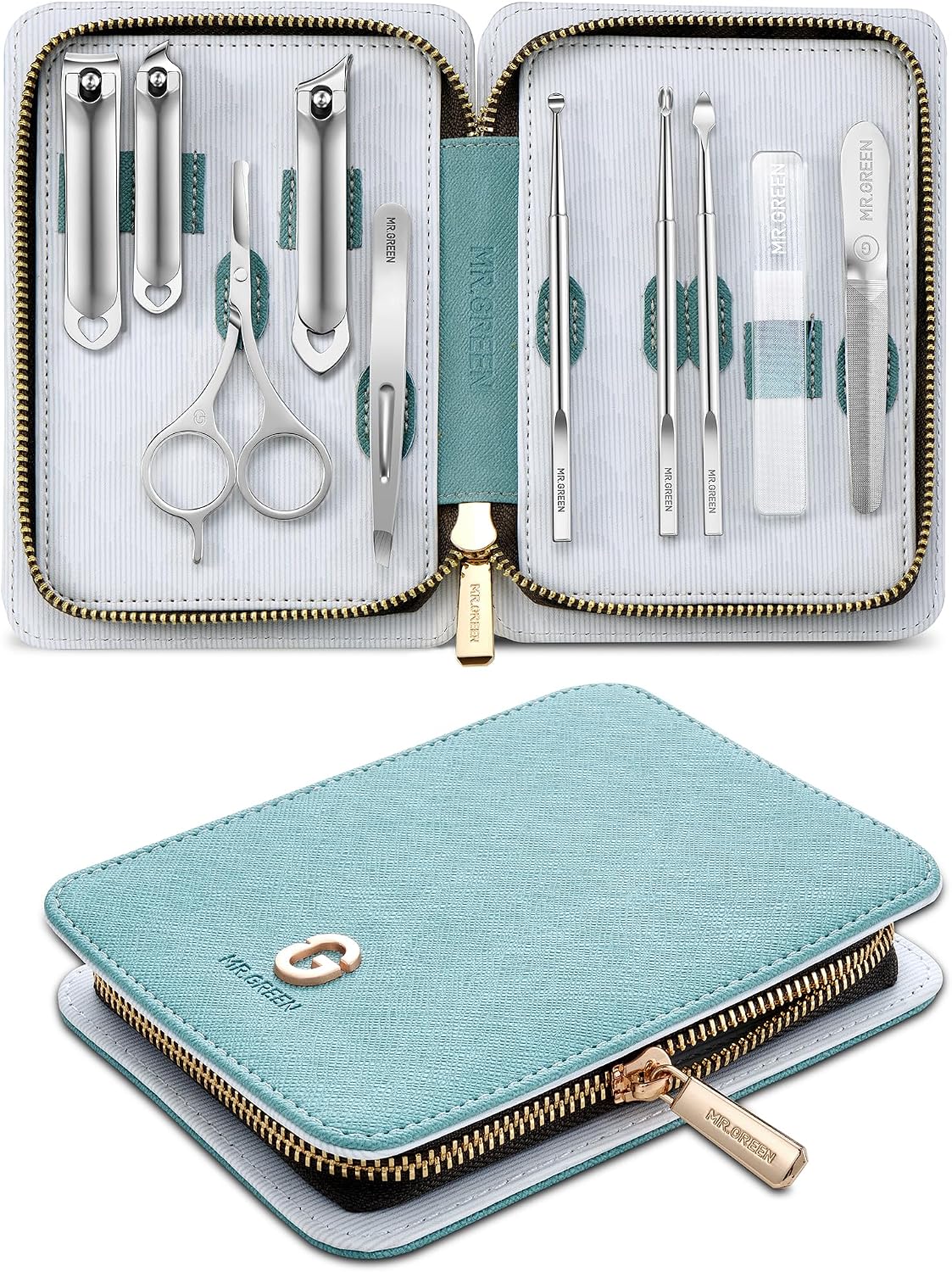 Manicure Kit 10 in 1, Excellent Quality Nail Clipper Set Nail Kit