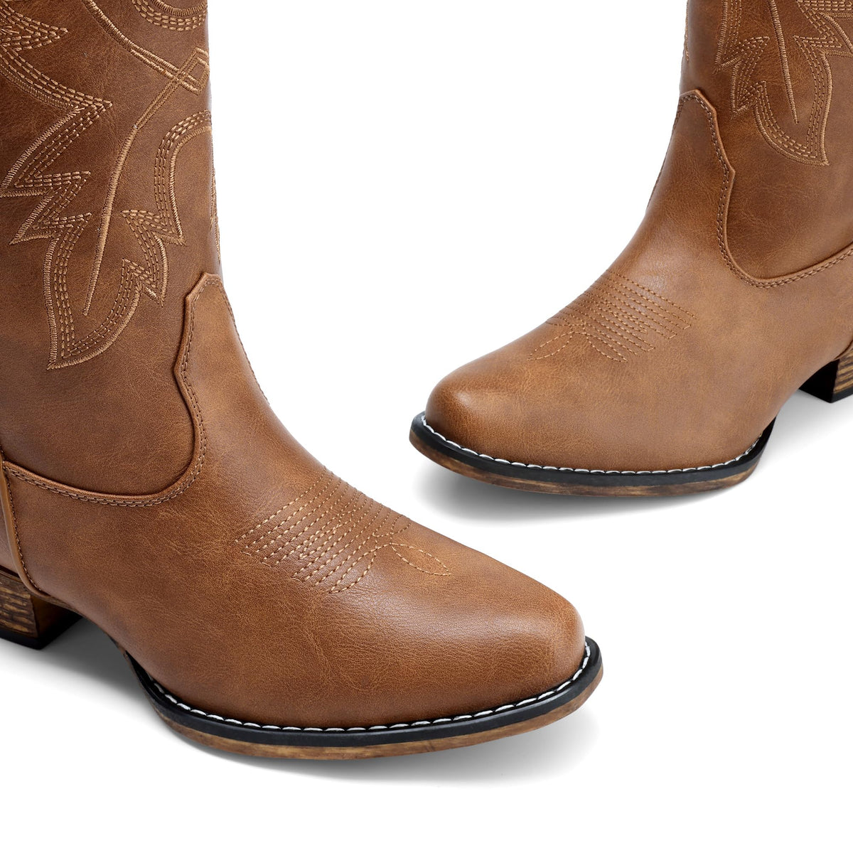 Cowboy Cowgirl Boots for Women,Brown,7