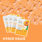 Vitamin C + Collagen Sheet Mask with Vitamin E - 4-Pack