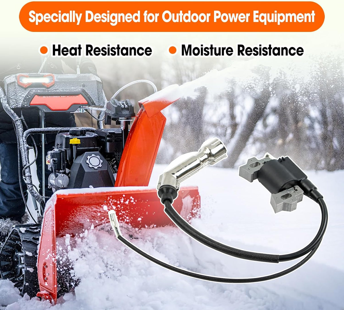 20001042 Ignition Coil Fit for Snow Blowers Lawn Mowers Ariens 136cc 208cc