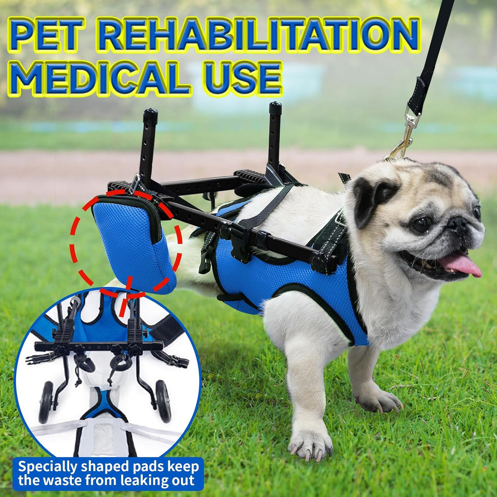 pet Wheelchair for Back Legs,Suitable for Back Legs,Cart Doggy Wheelchair for Disabled Legs Walking Mobility,Cat/Dog