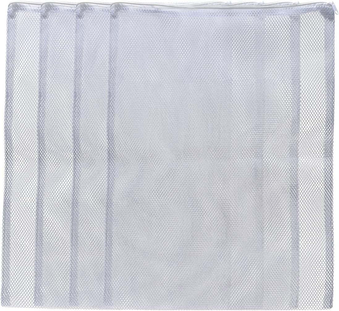 Aquarium Mesh Bags Large Filter Media Bags, 17.8" by 13.5", 4pcs