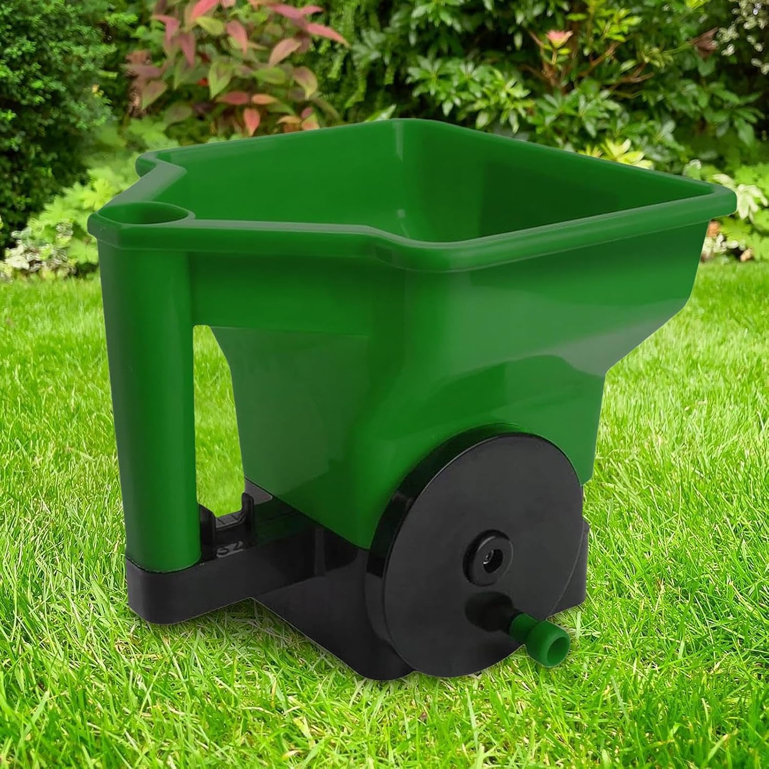 420g Fertilizer Spreader Handheld ABS 22.5x21x24cm Portable Fertilizer Spreader Handheld Lawn Spreaderk for Small