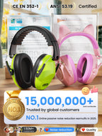 EM100 Noise Cancelling Headphones for Kids Adults, Ear Muffs