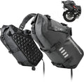Motorcycle Saddlebags 28L(14L*2) Waterproof Motorbike Side Bags, Travel Luggage Panniers with Shoulder Strap for
