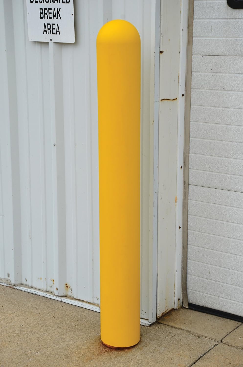 BPC-42-5.5 Low Density Polyethylene Bollard Post Cover 42 in. x 5-1/2 in. Yellow