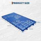 Plastic Pallets, 6 Pack Lightweight Waterproof Floor Pallets,Spliceable Outdoor Breathable Grid Platform for Garage