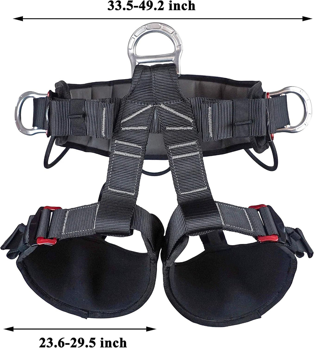 Tree Climbing Harness, Adjustable Thickness Widen Protecta Safety Harness, Half Body Harnesses for Rock Climbing