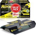 Trap A Roach - 10 Traps [2 Pack] Baited Glue Traps, Great for Home with Kids & Pets Indoor, Sticky Pest Control Trap