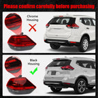 Right Outer Tail Light for Nissan Rogue 2017-2019 (Black Housing)