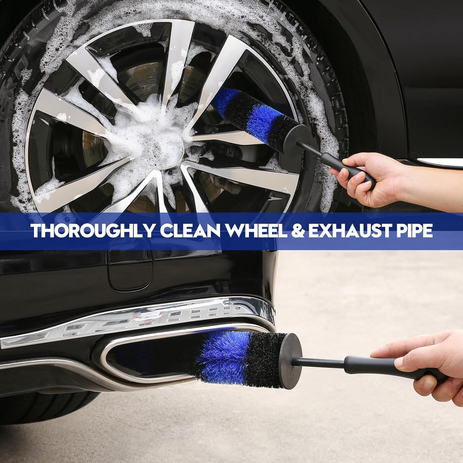 42Pcs Car Detailing Kit, Car Detailing Brush Set, Car Wash Cleaning Kit, Car Detailing Brushes, Professional Car Care