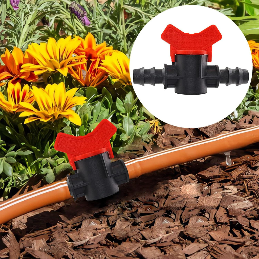 6Pcs 1/2 Inch Drip Irrigation Switch Valve