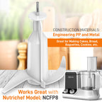 NutriChef Food Processor Dough Kneading Blade - Replacement Parts for NutriChef Multifunction Food Processor Model Number: NCFP8