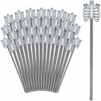 Halloween Skeleton Drink Stirrers, 36 Pack, 7-Inch Cocktail Sticks
