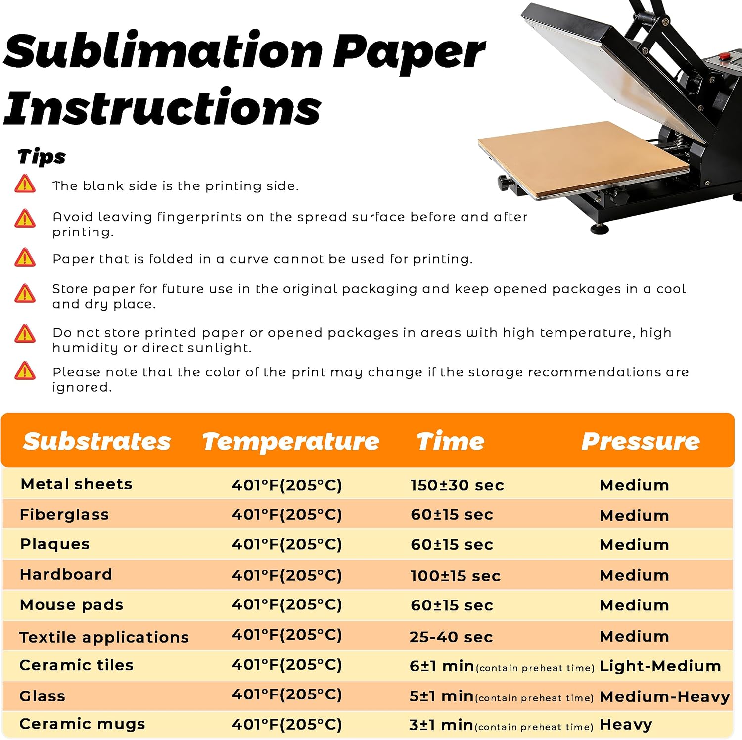 Sublimation Paper 8.5x11 Inch 110 Sheets, Fast Dry, High Transfer Rate, Compatible with Sublimation Printers and