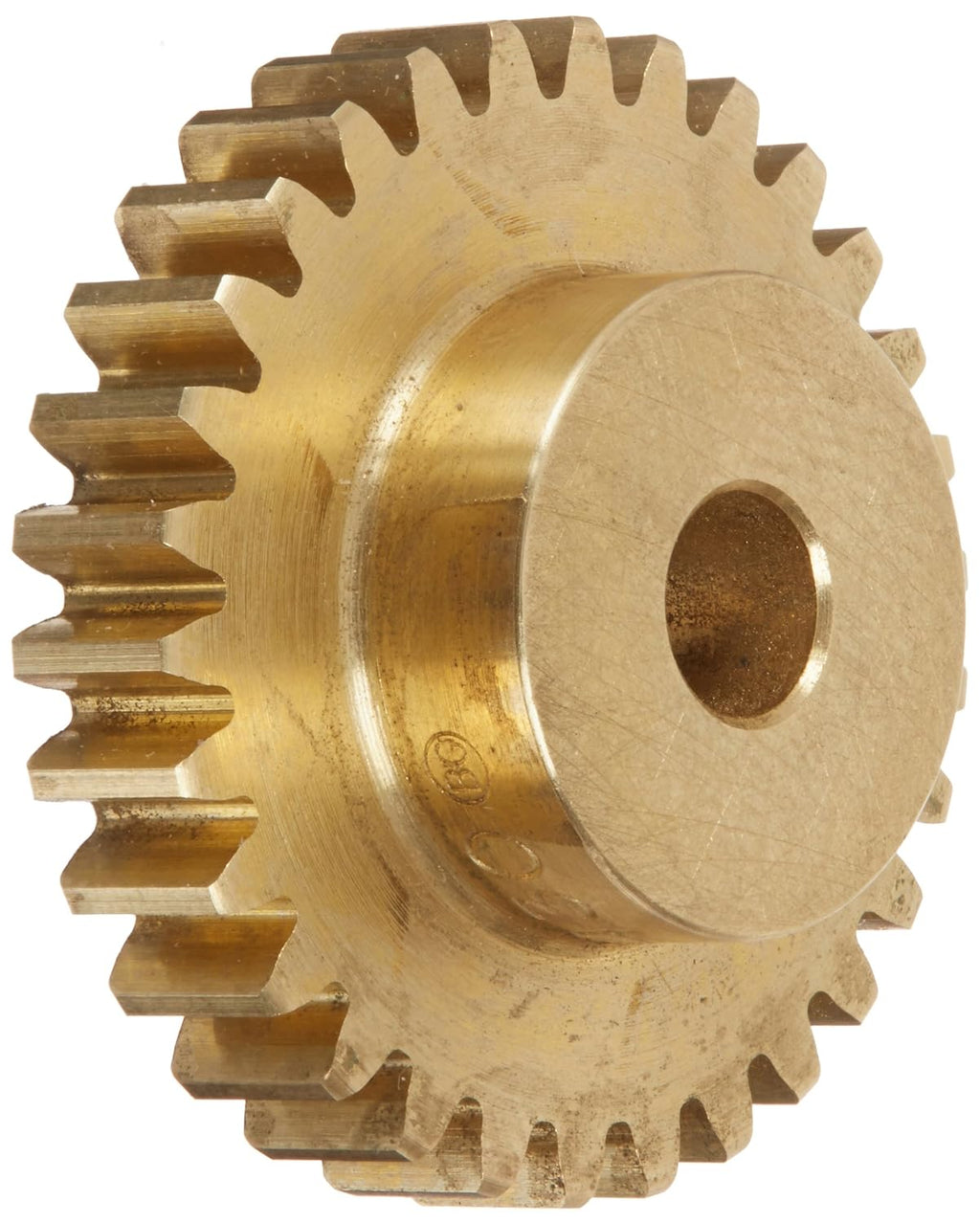 Boston Gear Y2430 Spur Gear, Brass, Inch, 24 Pitch, 0.250" Bore, 1.333" OD, 0.250" Face Width, 30 Teeth