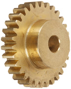 Boston Gear Y2430 Spur Gear, Brass, Inch, 24 Pitch, 0.250" Bore, 1.333" OD, 0.250" Face Width, 30 Teeth