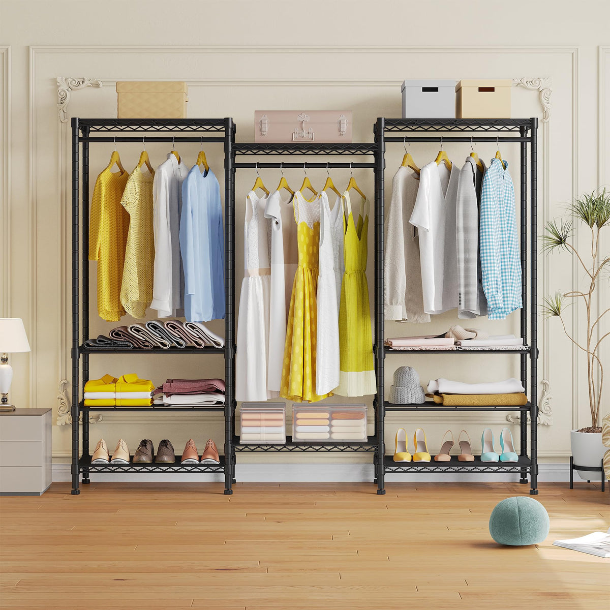 H12 Heavy Duty Clothes Rack, Black