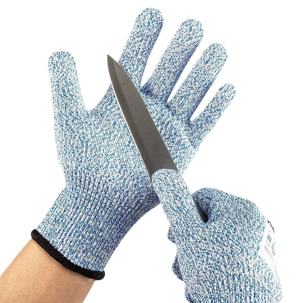 C4 Cut Resistant Gloves, ANSI A4, 100% Food Grade, 1 Pair