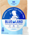 100% Plastic-Free Dishwasher Detergent Tablets, 60ct, Free & Clear