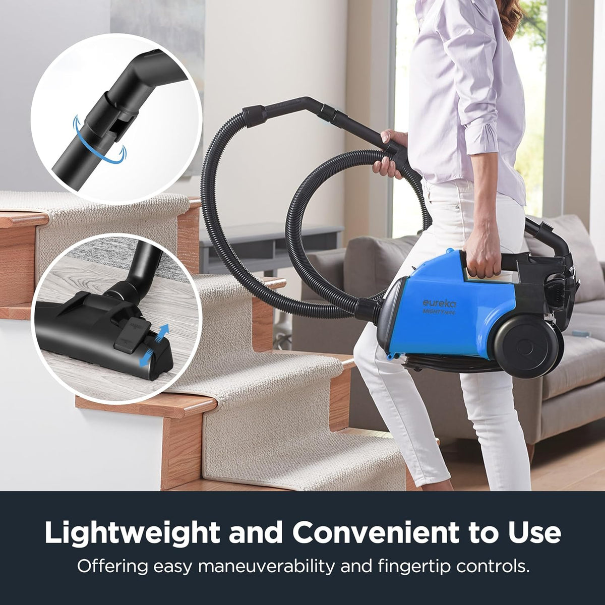 Bagged Canister Vacuum Cleaner, 3670H w/ 2bags, 3670h-blue | Bagged Canister Vacuum, Vacuum Cleaner for Home, Power
