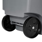 Brute Rollout Trash Can, Gray, 32-Gallon