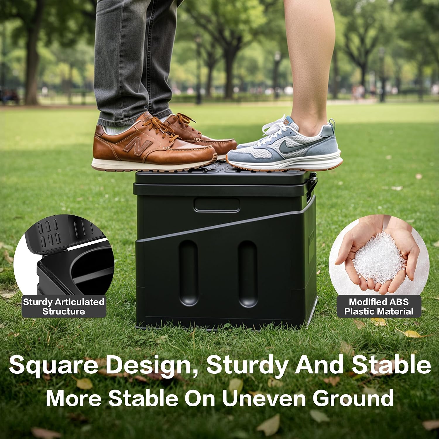 Portable Toilet,Camping Toilet Have Small Foldable Size. It is Compact Portable Toilet for Adults and Children.