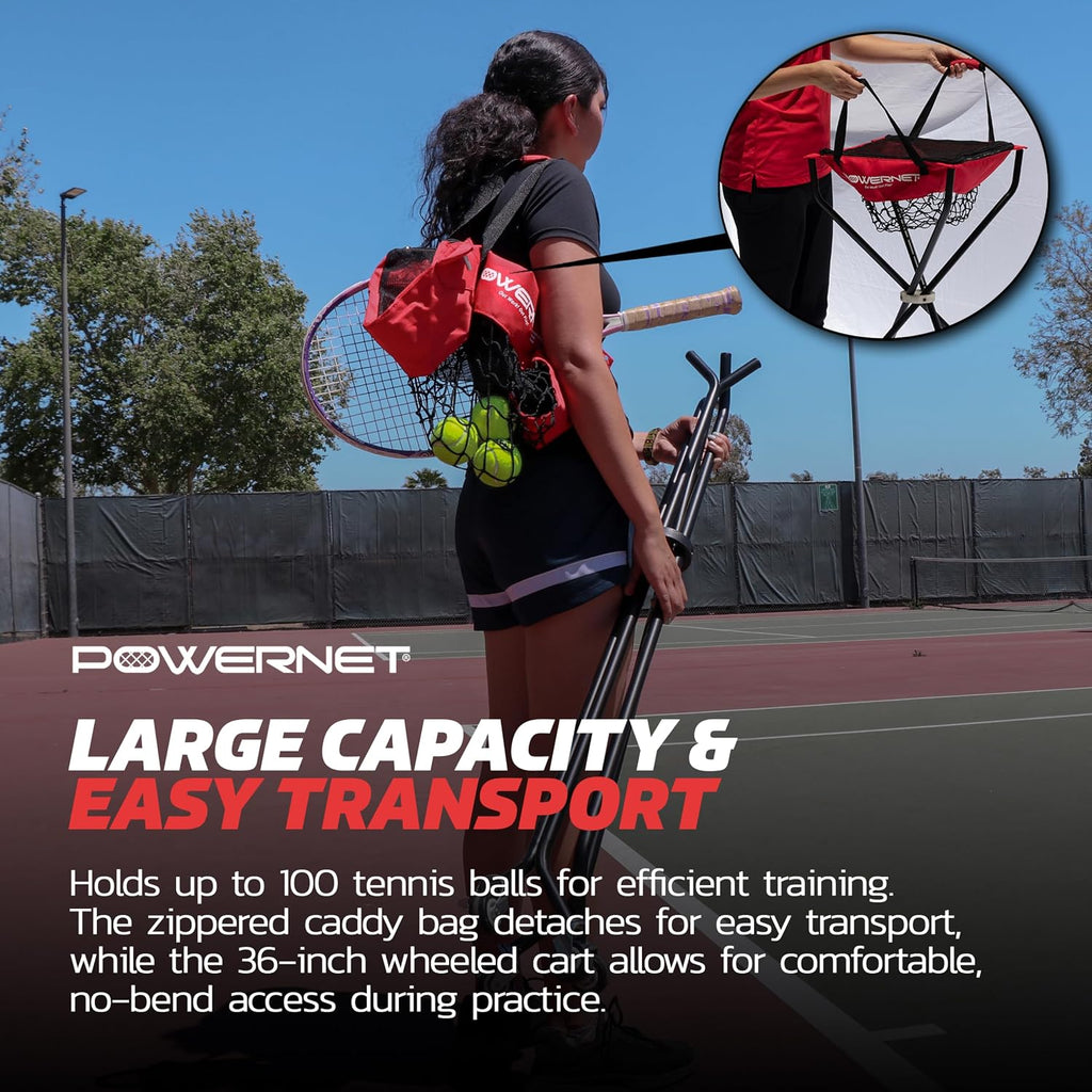Baseball Softball Portable Ball Caddy, Holds Bucket of Baseballs, Softballs, Tennis Balls, Use During Batting