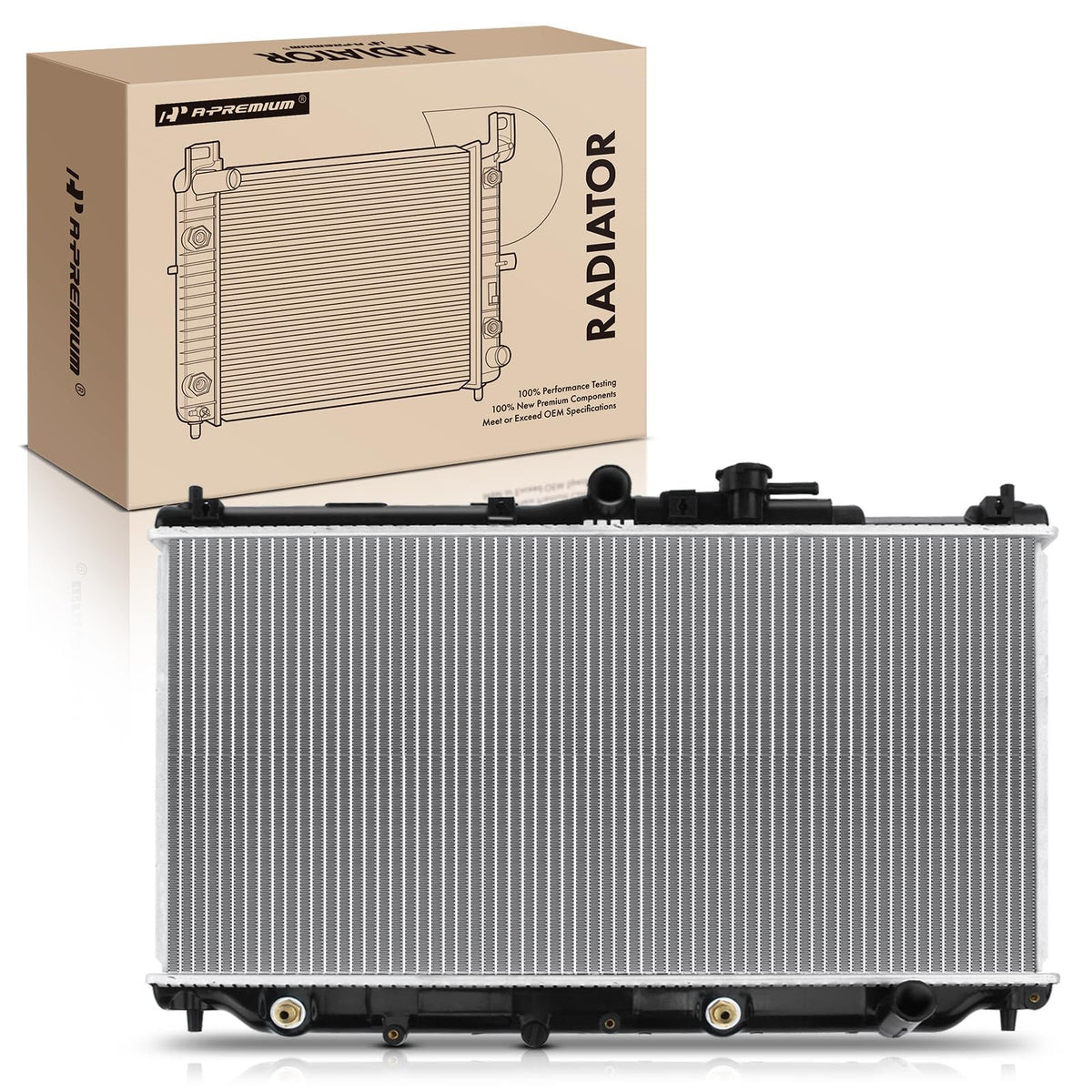 A-Premium Engine Coolant Radiator Compatible with Honda Model